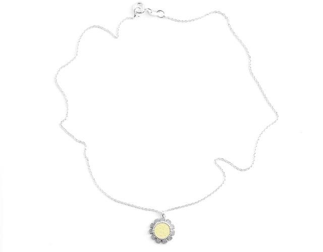 WONDERFLOWER<br>Necklace, yellow sun